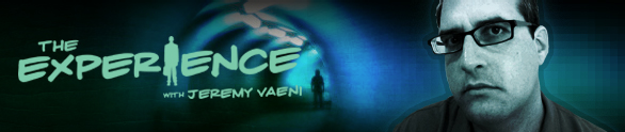 A screen-grab of Jeremy Vaeni's banner for The Experience.